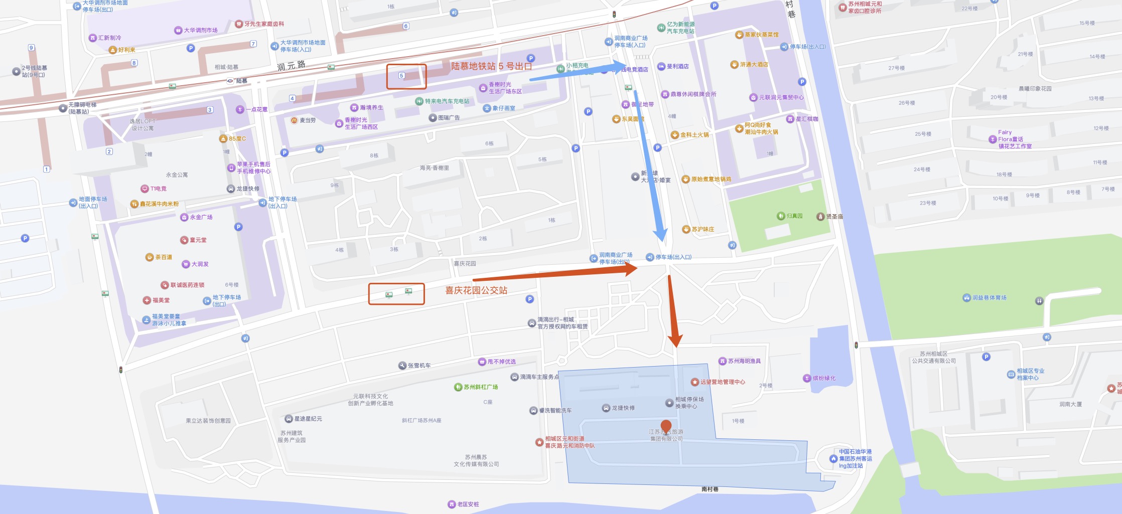 苏汽直通车地图位置